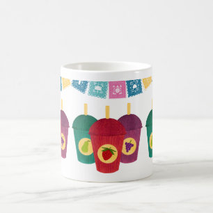 Smoothie Bliss: Avocado, jordgubbe och druvor Kaffemugg