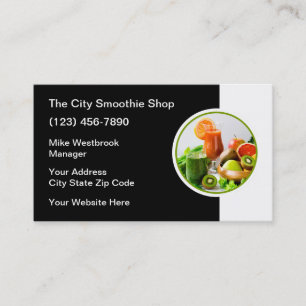 Smoothie Cafe Visitkort