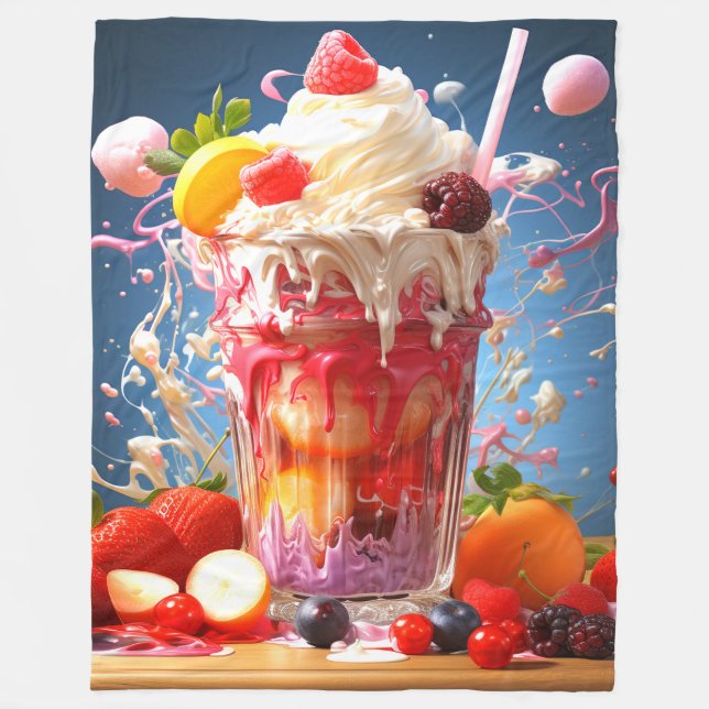 Smoothie Fleecefilt (Framsidan)