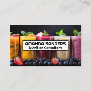 Smoothie Glass   Frukter Visitkort