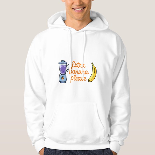 Smoothieälskare Hoodie (Framsida)