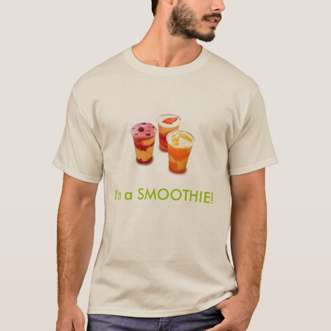 smoothiespicbig2 I-förmiddag en SMOOTHIE! T-shirt (Framsida)