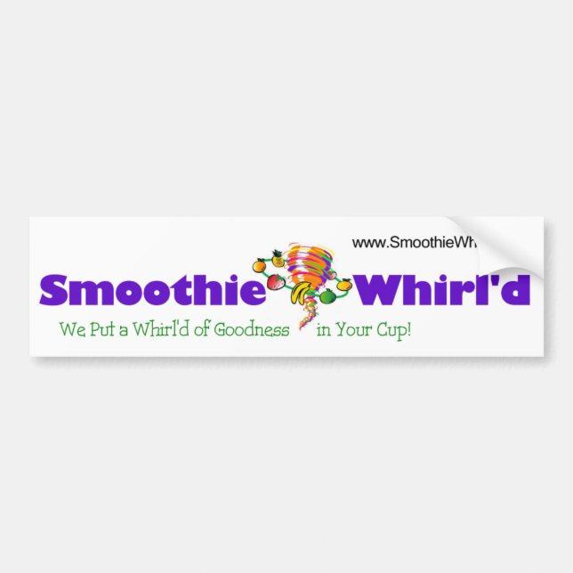 SmoothieWhirl'd bildekal (Framsidan)