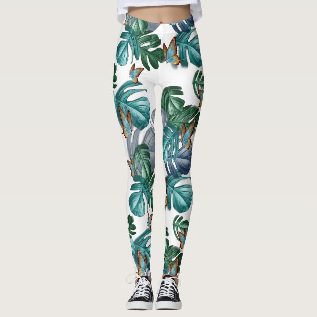 Smör från Paradise/Tropical Turcos Stänk Leggings (Framsida)