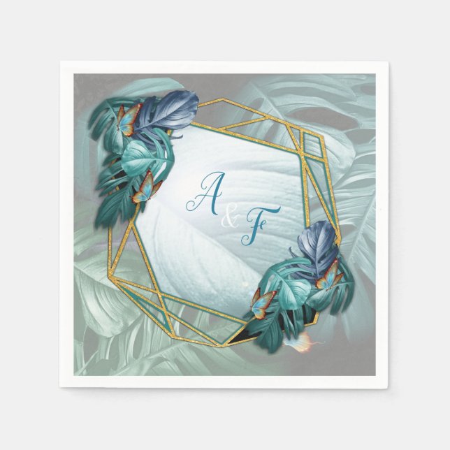 Smör från Paradise/Tropical Turcos Stänk Pappersservett (Framsidan)