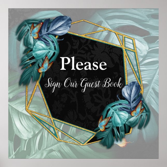 Smör från Paradise/Tropical Turcos Stänk Poster (Framsidan)