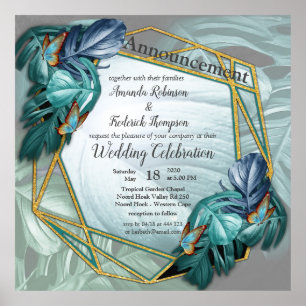 Smör från Paradise/Tropical Turcos Stänk Poster