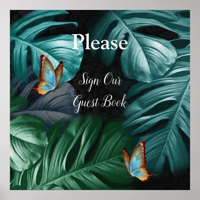 Smör från Paradise/Tropical Turcos Stänk Poster (Framsidan)