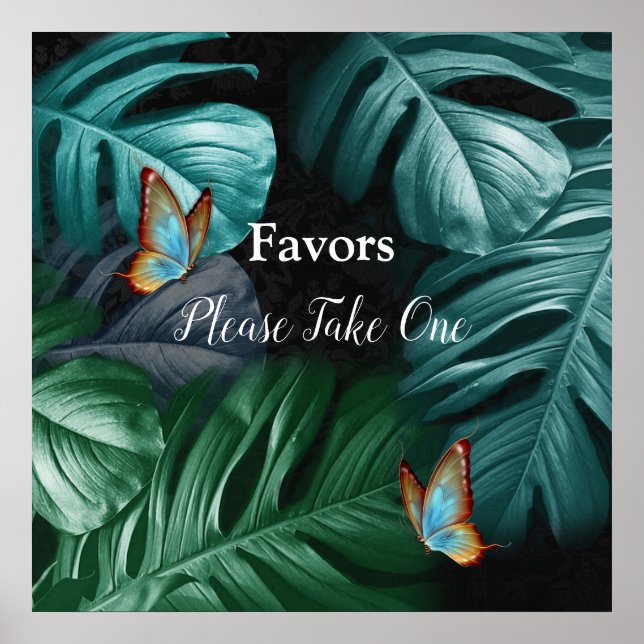 Smör från Paradise/Tropical Turcos Stänk Poster (Framsidan)