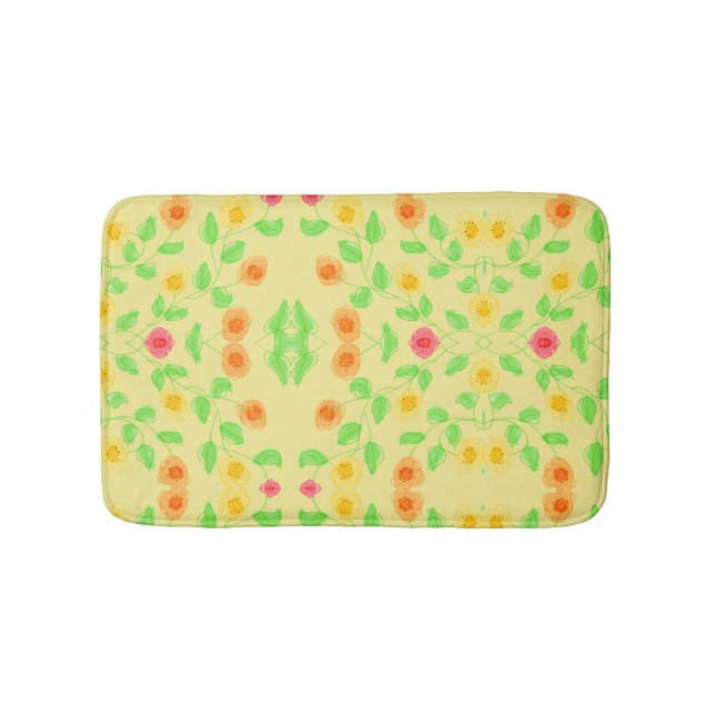 Smör Gult Mat-Plocka Storlek Badrumsmatta (Framsidan)