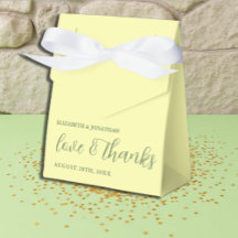 Smör Gult och minimalistiskt Bröllop