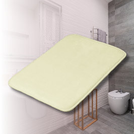 Smör Gult Solid Färg | Klassisk Elegant Badrumsmatta