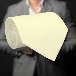 Smör Gult Solid Färg | Klassisk Elegant Slips