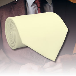 Smör Gult Solid Färg | Klassisk Elegant Slips
