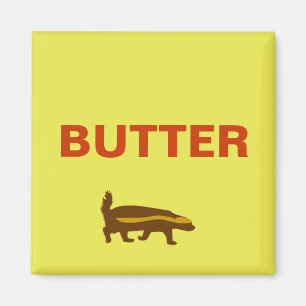 smör honey badger magnet