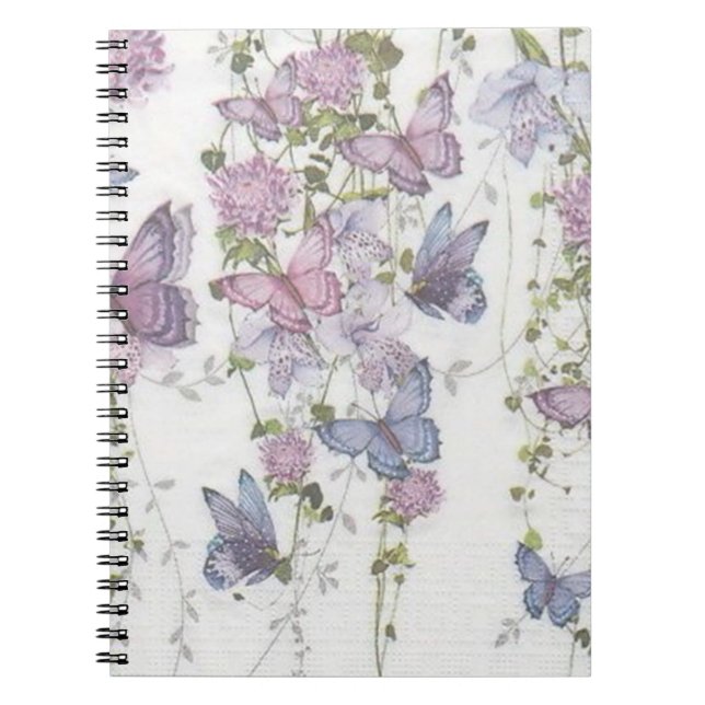 Smör i Rosa och blå bärbara datorer Anteckningsbok (Framsidan)