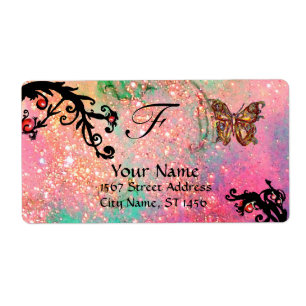 SMÖR I SPARKLER, svarta vriggar av rosa grönt Fraktsedel