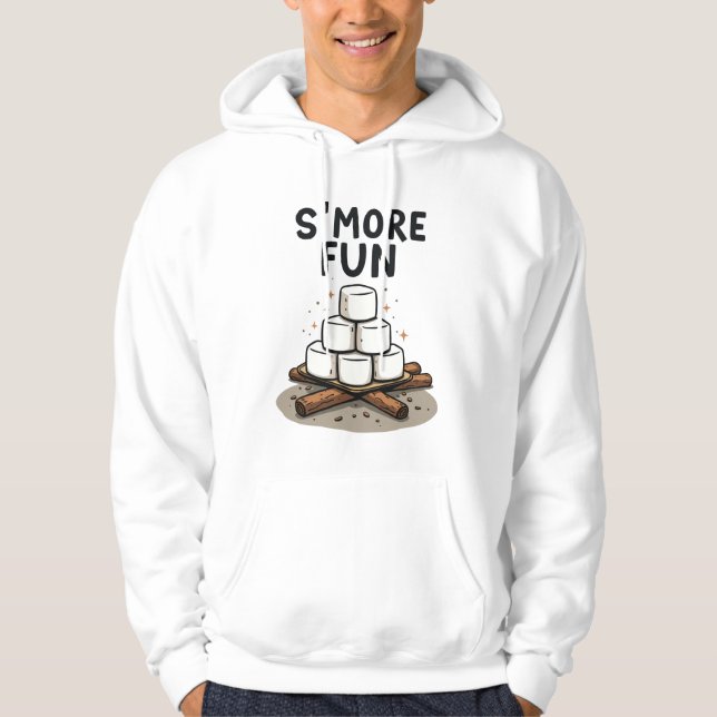 Smör Kul Läggereld Puns Mallow Hoodie (Framsida)