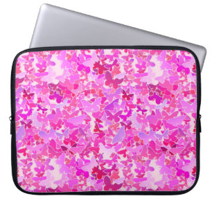 Smör, lila, lavender, rosa laptop fodral