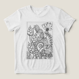 Smör med fantastiska blommor t shirt