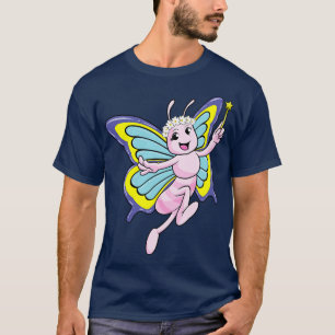 Smör med magiskt trollspö och blomkrans t shirt