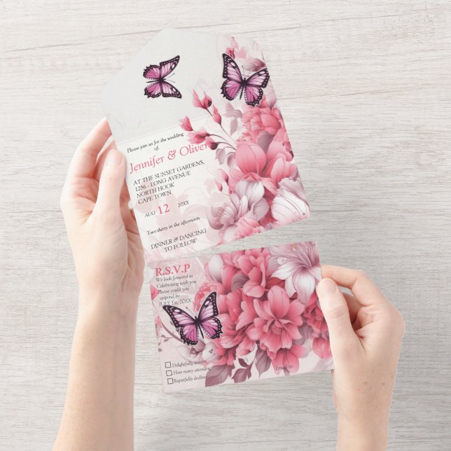 Smör och blommor i varierande nyanser (Avrivbar del)