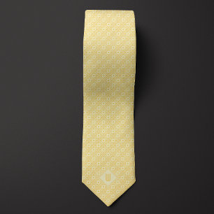 Smör och Guld Batik Monogram Slips
