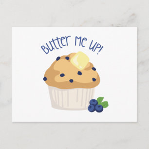 Smör och muffin vykort
