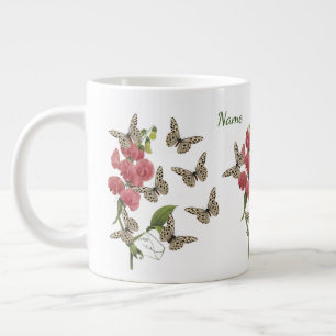 Smör och sötärtblommor jumbo mugg