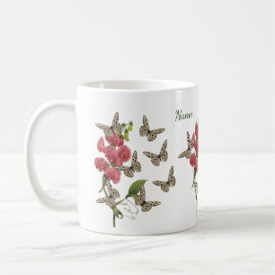 Smör och sötärtblommor kaffemugg