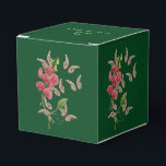 Smör och sötärtblommor, Personlig Presentaskar<br><div class="desc">Söt butterflugor runt en delikat rosa söt ärtblomma på en blommigt av mörkens bakgrund av Susan. Anpassa med texten.</div>