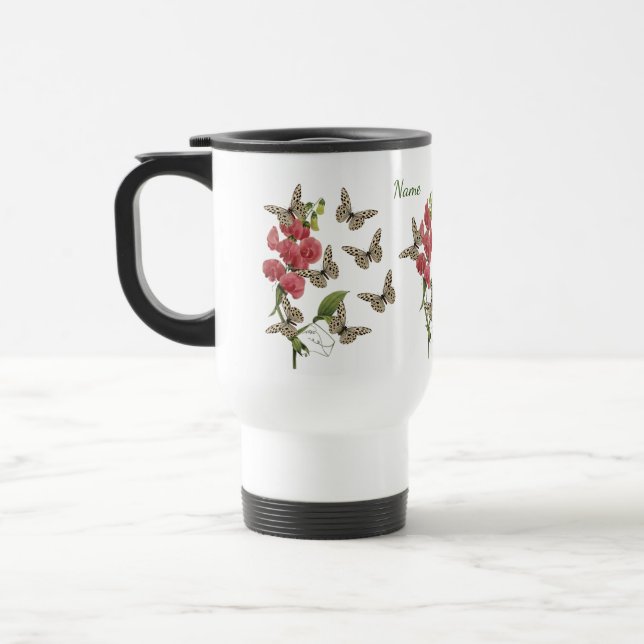 Smör och sötärtblommor resemugg (Vänster)
