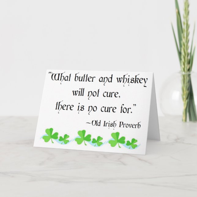 Smör och whisky kort (Framsida)