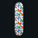 Smör på vit & Namn eller text Mini Skateboard Bräda 18,5 Cm<br><div class="desc">Ta med dig den här unika smörgåsen på skateboard för vita utskrifter. Fyll i med ditt namn eller din text.</div>