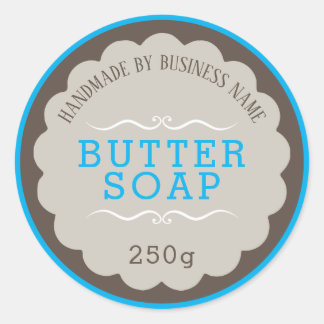 Smör Soap Runt Klistermärke