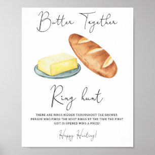Smör tillsammans med Ring jakt på möhippa Poster