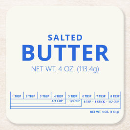 Smör Underlägg Papper Kvadrat