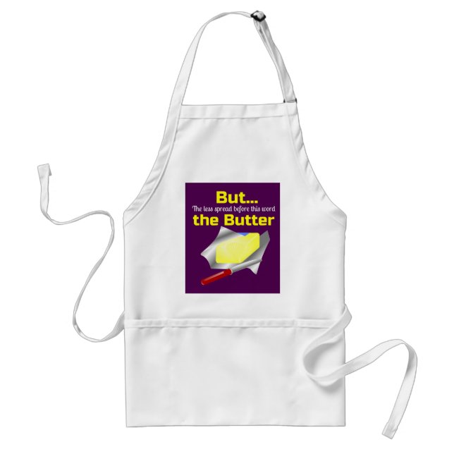 Smörända men, mindre spridning det bättre smöret förkläde (Framsidan)