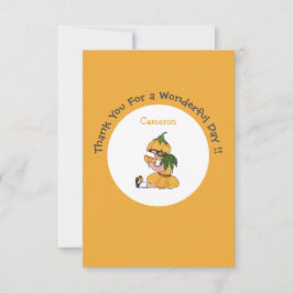 Smörblomma Barn Whimsical Blomsterfest Kollektion Tack Kort