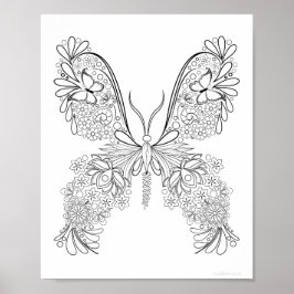 Smörblommor #3 Detaljerad Färgning Poster