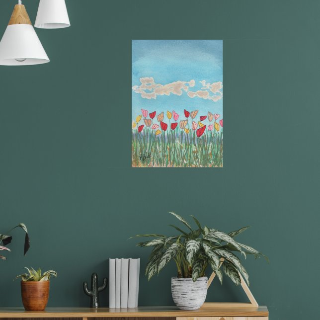 Smörblommor Poster (Vardagsrum 1)