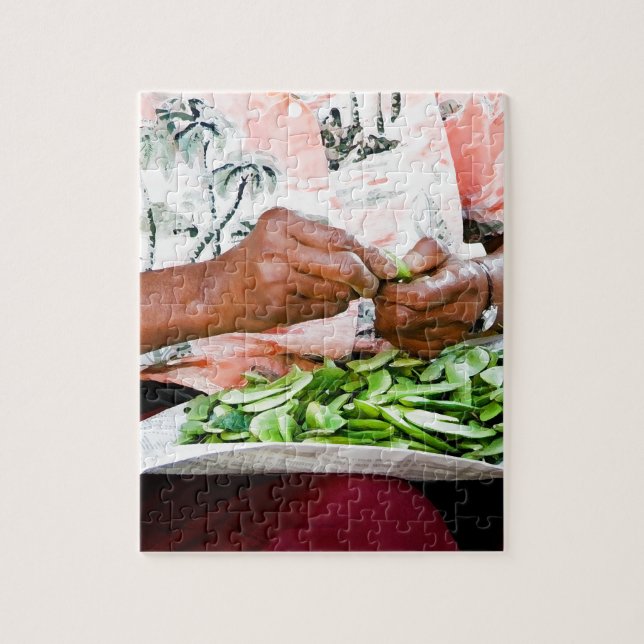 Smörbönadamen Pussel (Vertikal)