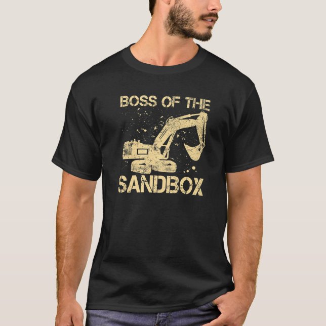 Smörbox Chef Excavator Driver Heavy Equipment Oot T Shirt (Framsida)