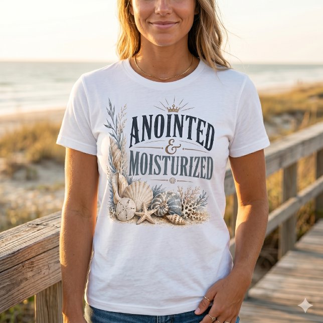 Smord & Fuktad – Kristet Inspirerande  T Shirt (Skapare uppladdad)