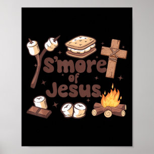 Smore Av Jesus Kristna Campare Camping Älskare  Poster