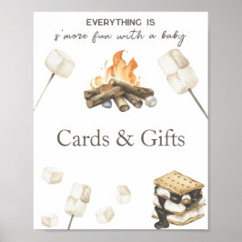 S'more-bash Babyshower-kort och presenter Poster