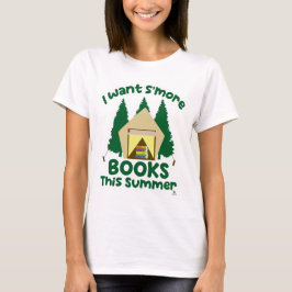 Smore Books Summer Funny Reading Slogan T Shirt