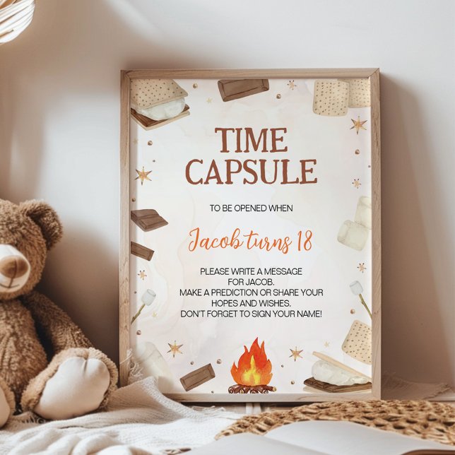 Smore Camping Camping Party Time Capsule Poster (Skapare uppladdad)