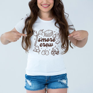 S'more Crew Camping Älskar Ungdom T-shirt