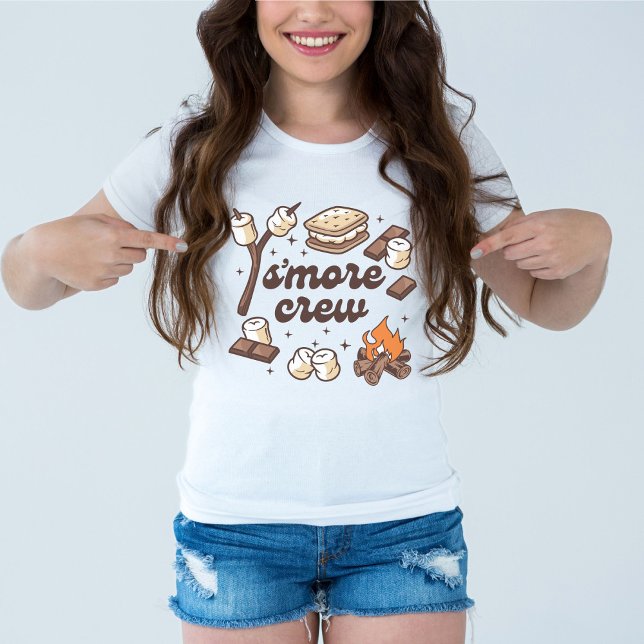 Smore Crew Camping Älskare Youth Tshirt T Shirt (Skapare uppladdad)